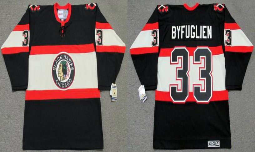 2019 Men Chicago Blackhawks #33 Byfuglien black CCM NHL jerseys